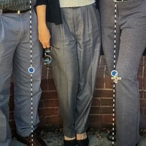 J. Peterman, Silk Glamour Pant, Gray, Size 8